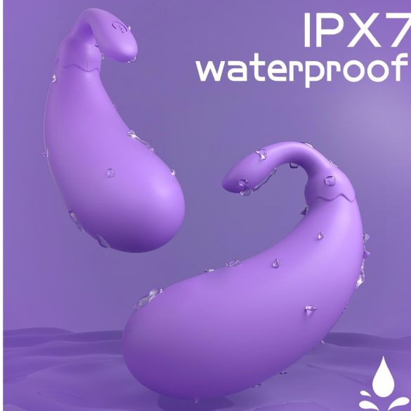 Sex HD - Eggformet vibrator i aubergine-design (lilla)