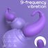 Sex HD - Eggformet vibrator i aubergine-design (lilla)