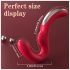 SEX HD Genie - G-punkt og klitorisvibrator (rød)