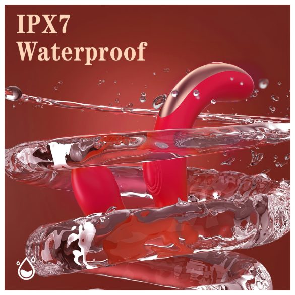 SEX HD Genie - G-punkt og klitorisvibrator (rød)