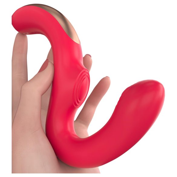 SEX HD Genie - G-punkt og klitorisvibrator (rød)