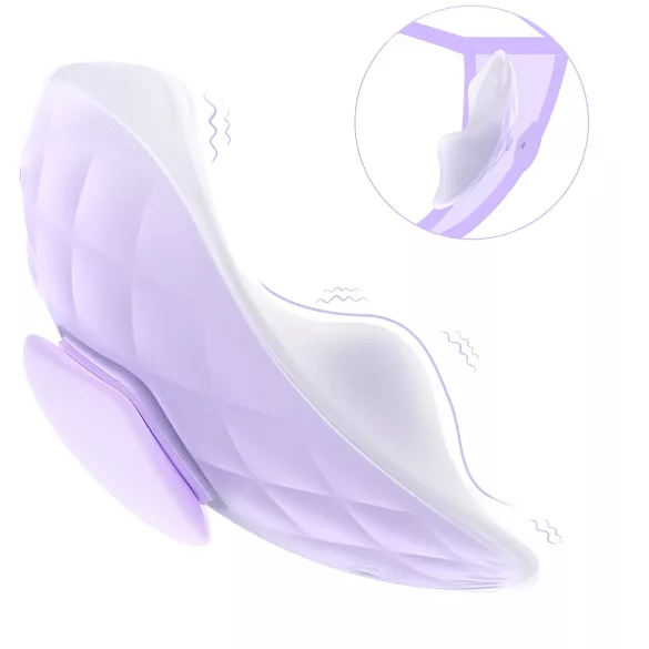 Sex HD - trusevibrator med fjernkontroll (lilla)