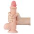 Lovetoy Sliding-Skin - Orkidé Ball-Testikeldildo - 20cm (naturlig)