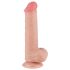 Lovetoy Sliding-Skin - tolaget dong med testikler - 20,8cm (naturlig)
