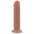 Lovetoy Sliding-Skin - sugekopp dobbeltsjiktdildo - 20 cm (naturlig)