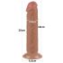 Lovetoy Sliding-Skin - sugekopp dobbeltsjiktdildo - 20 cm (naturlig)