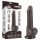 Lovetoy Sliding-Skin - testikel kaksjiktet dildo - 19,5 cm (brun)