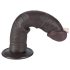 Lovetoy Sliding-Skin - sugekopp dobbeltlags dildo - 20 cm (brun)