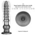 Lovetoy King Sized - ekstra stor vibrator - 32 cm (grå)