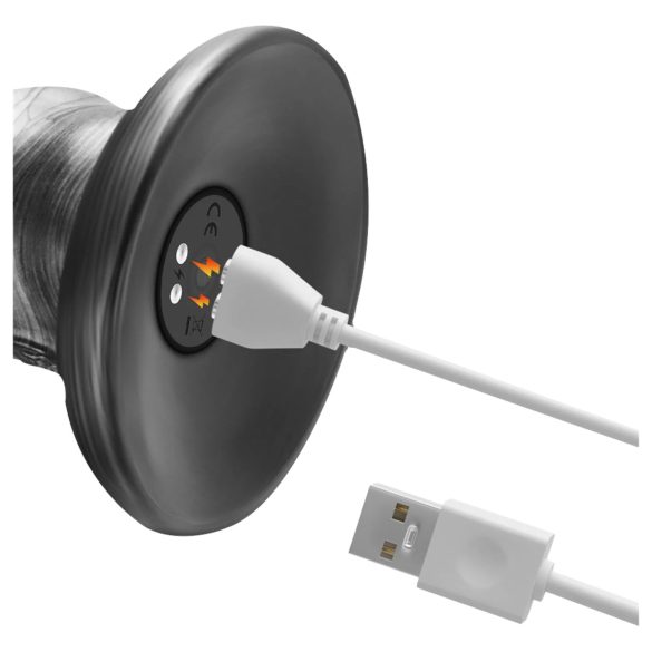 Lovetoy King Size – ekstra stor vibrator - 40,5 cm (grå)