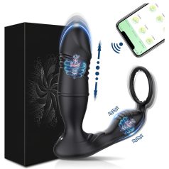 AlvUp - smart prostata vibrasjonsring for penis (svart)