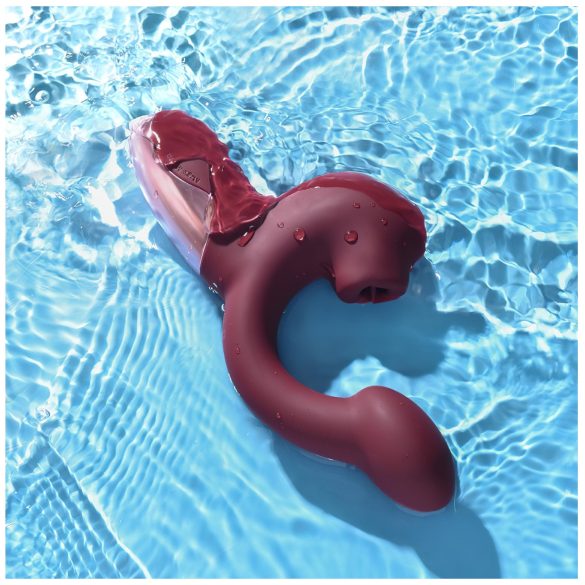 Magic Motion Magic Ponder - 2-i-1 klitorisakselvibrator (burgunder)