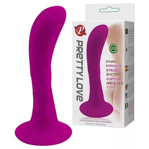 Pretty Love Baile - sugekopp, buet analplugg (rosa)