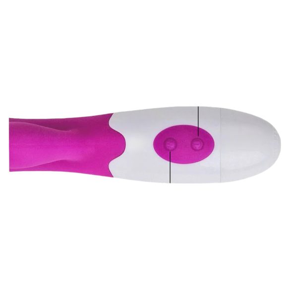 Pretty Love Snappy - vanntett G-punktvibrator med klitorisstimulator (lilla)
