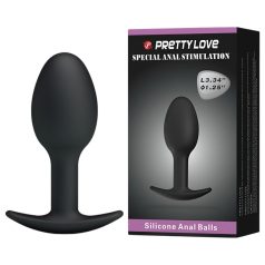 Pretty Love - anal dildo (svart)