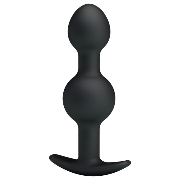 Pretty Love - Innvendig kule anal dildo (svart)