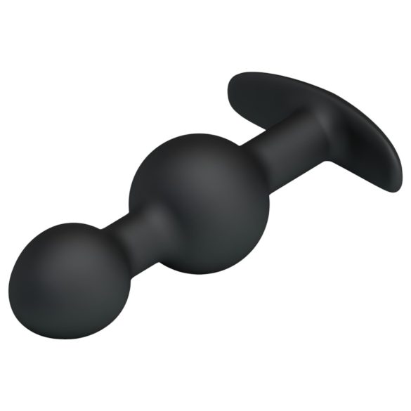 Pretty Love - Innvendig kule anal dildo (svart)