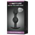Pretty Love - Innvendig kule anal dildo (svart)