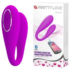 Pretty Love August - smart G-punkt & klitorisvibrator (rosa)