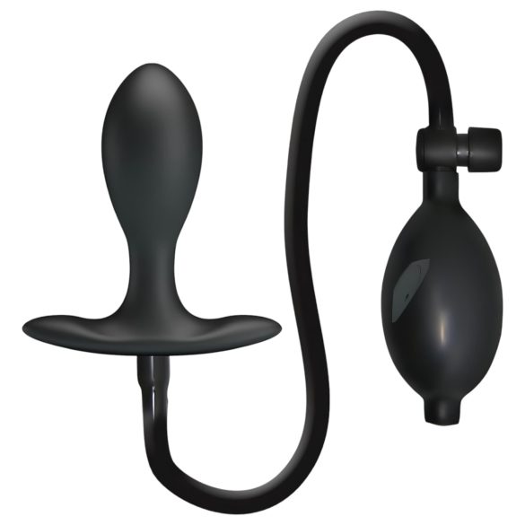 Pretty Love - oppblåsbar analutvider med kule (svart)