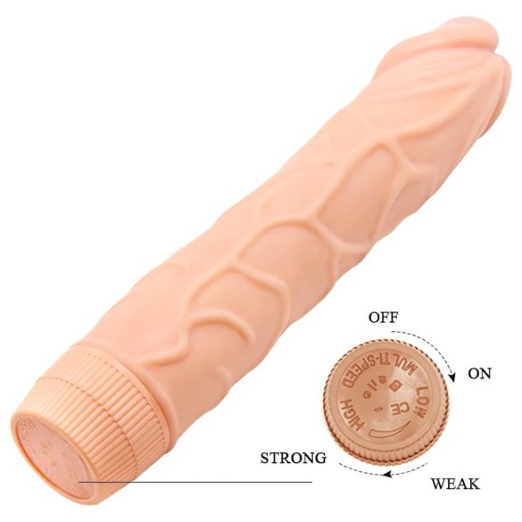 Baile Barbara - naturtro vibrator - 22,5 cm (naturlig)