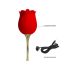 Pretty Love Rose Lover - 2-i-1 tunge klitorisvibrator (rød)