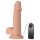 Baile Zebulon - realistisk vibrator med testikler - 19cm (naturlig)