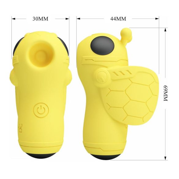 Pretty Love Magic Bee - klitorisstimulator finger-vibrator (gul)
