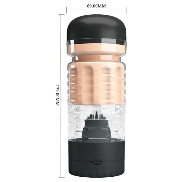 Pretty Love Emily - realistisk vagina masturbator (svart)