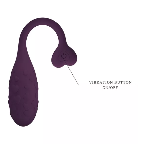 Pretty Love Fisherman - smart vibrerende egg (lilla)