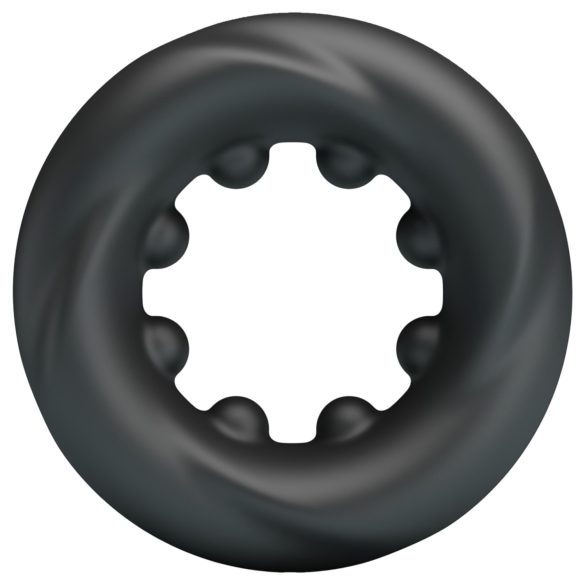 Crazy Bull - stimulerende penisring (svart)