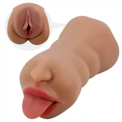 Crazy Bull - munn- og vagina masturbator (naturlig)