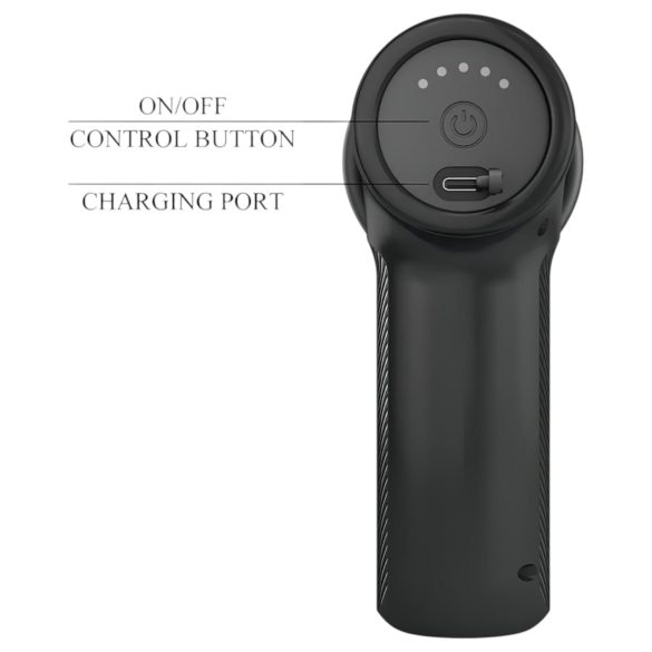 Pretty Love Dj Doctor - støtvibrator for kvinner (svart)