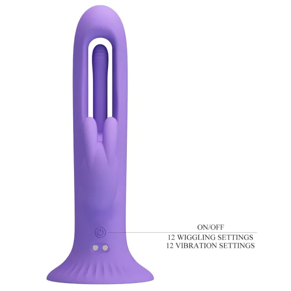 Pretty Love Killmoulis - G-punkt- og slikkevibrator (lilla)