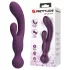 Pretty Love All Rounder - dobbelt-hodet G-punkt- og klitorisvibrator (lilla)