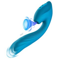 Vibeconnect - vanntett G-punkt & klitoris-vibrator (blå) Vibeconnect - vanntett G-punkt & klitoris-vibrator (blå)