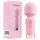 Vibeconnect - oppladbar, vanntett mini massasjestav (rosa)