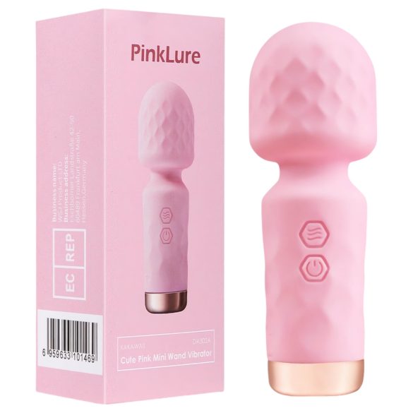 Vibeconnect - oppladbar, vanntett mini massasjestav (rosa)