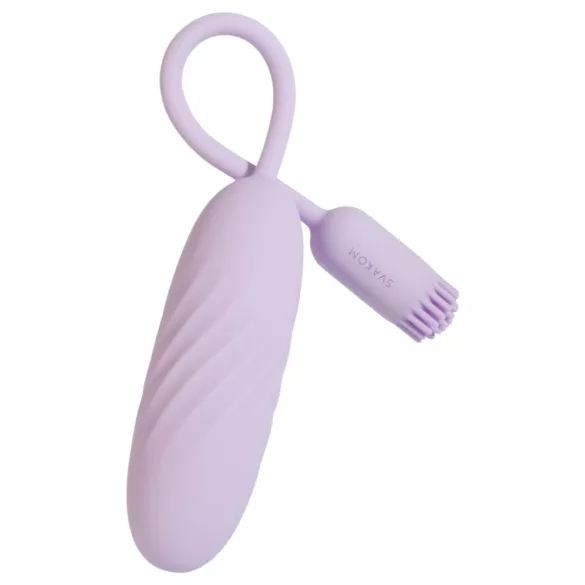 Svakom Plume - 2‑i‑1 vibrerende egg (lilla)