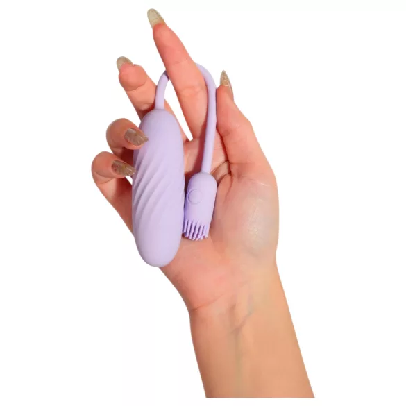 Svakom Plume - 2‑i‑1 vibrerende egg (lilla)