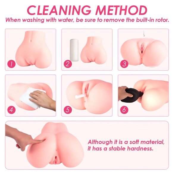 Vibeconnect - smart torso masturbator (naturlig)