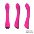Sex HD Solskinn - Oppladbar, riflet G-punktvibrator (rosa)