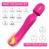 Sex HD Iris - Vibrator med varme og 2 motorer (rosa)