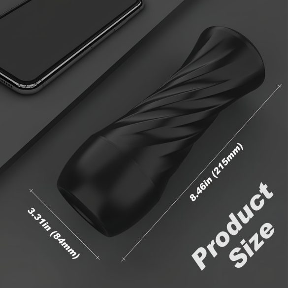 Sex HD Marcus - Naturtro Vagina i Etui (Svart-Natur)