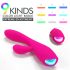 Sex HD Muses - oppladbar, vanntett varmende vibrator (rosa)