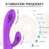 Sex HD Muses - oppladbar, vanntett varmende vibrator (lilla)