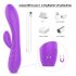 Sex HD Muses - oppladbar, vanntett varmende vibrator (lilla)