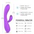 Sex HD Muses - oppladbar, vanntett varmende vibrator (lilla)