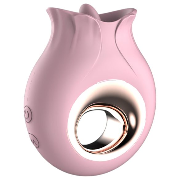 Sex HD Fransk Kyss - slikkevibrator (rosa)