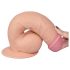 Lovetoy Ultra Soft – fleksibel, naturtro dildo – 21,5 cm (hudfarget)